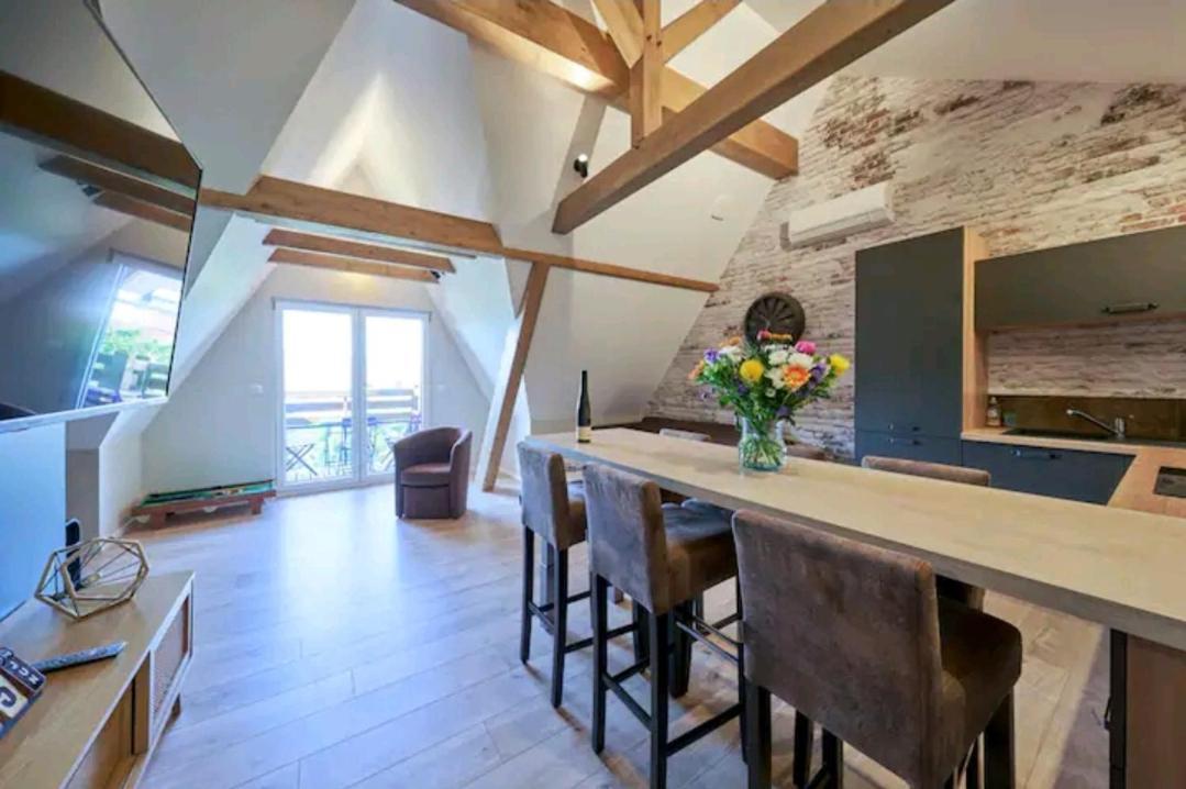 Loft Neuf Avec Bain Jacuzzi Et Terrasse Apartman Colmar Kültér fotó